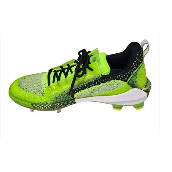 Under Armour Bryce Harper 6 Green Baseball Cleats Size Men's 10.5 3024315-300 - Picture 2 of 5